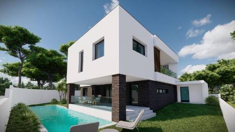 Moradia T4 com piscina - Charneca de Caparica