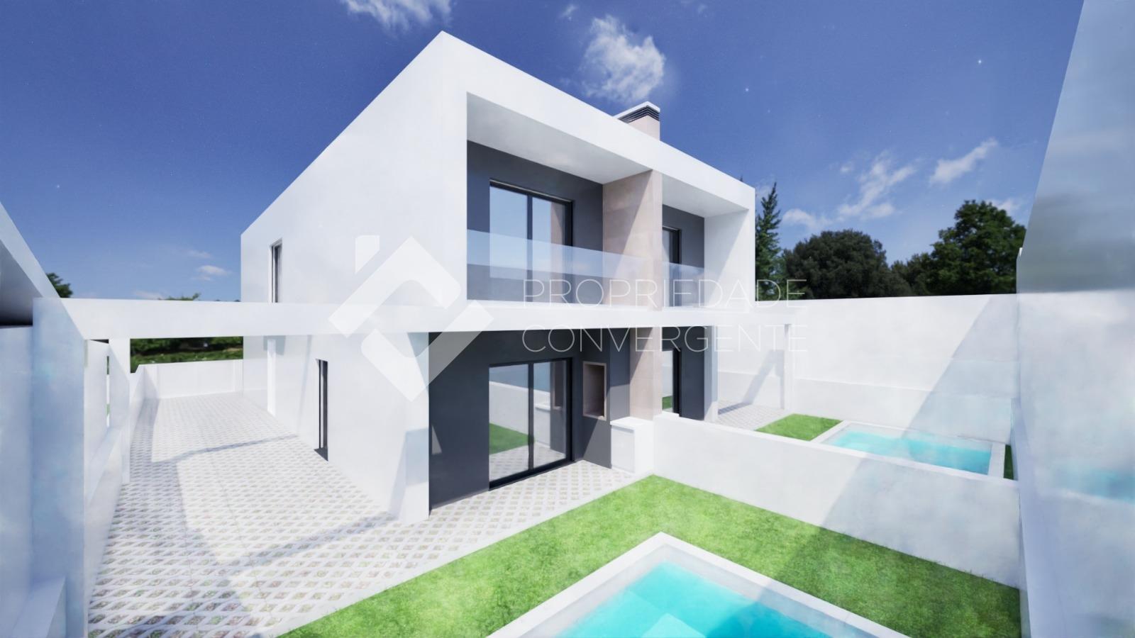 Moradia Geminada T3 com piscina - Fernão Ferro