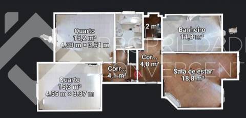 Apartamento T2 (para remodelar) - Azeitão