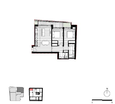 Apartamento T2 100 metros da praia