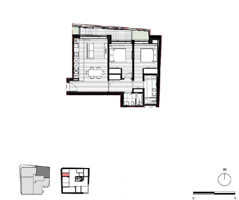 Apartamento T2 a 100 metros da praia Garagem Box
