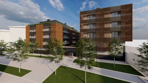 Apartamento T2 Nascente 99m2 úteis Espinho e lugar garagem