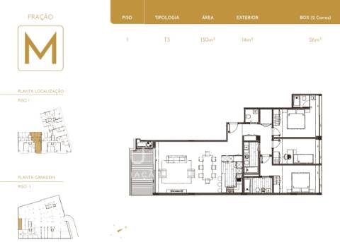 T3 S. Félix  box 2 carros_2 suites_4wc_
