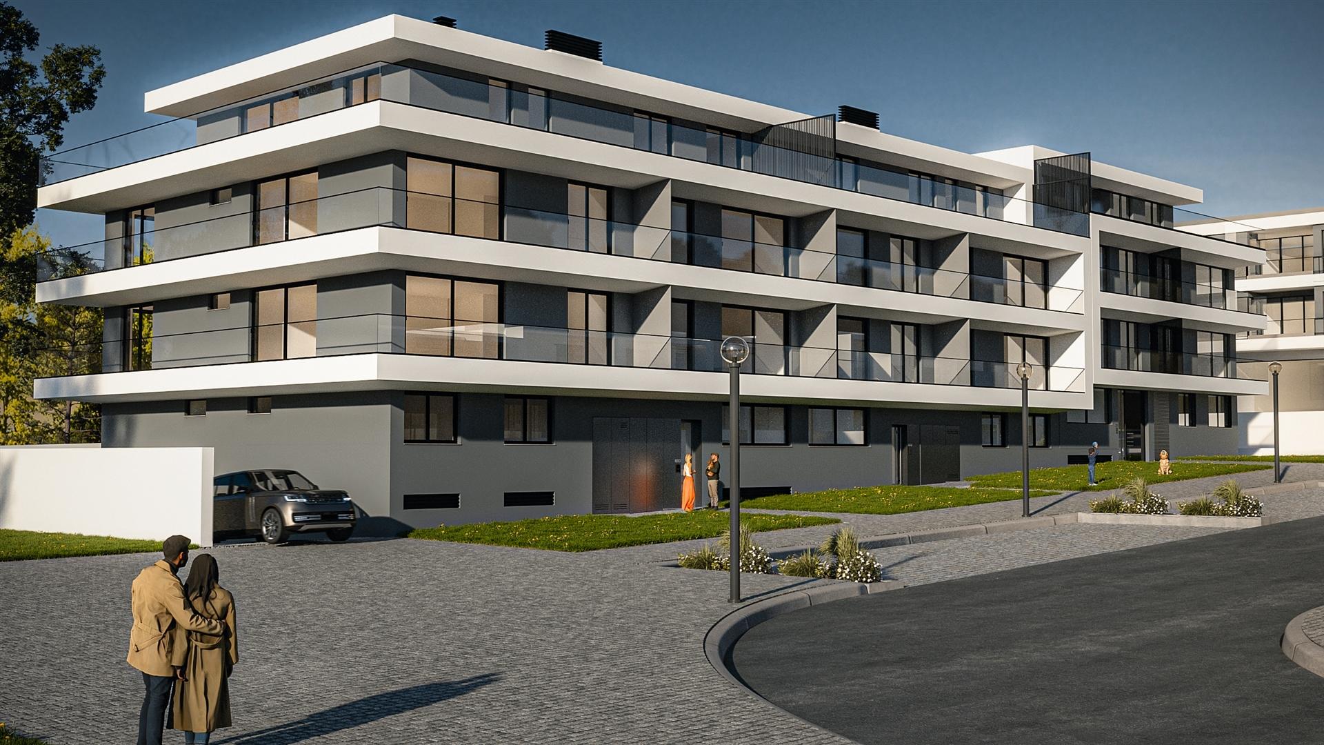 Apartamento T3 com varanda e garagem