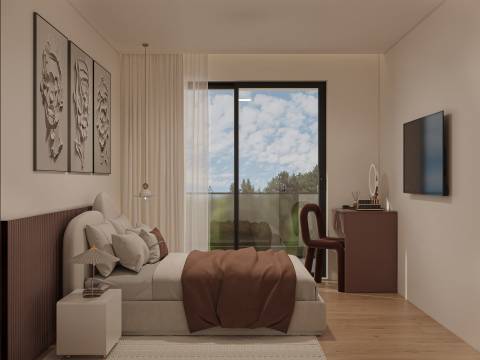 Apartamento T3 com varanda e garagem