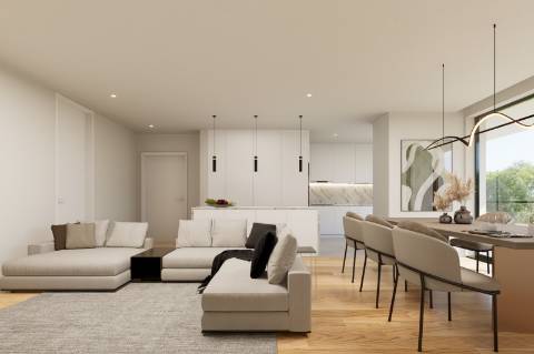 Apartamento T3 com varanda e garagem