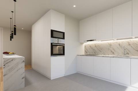 Apartamento T3 com varanda e garagem