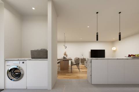 Apartamento T3 com varanda e garagem