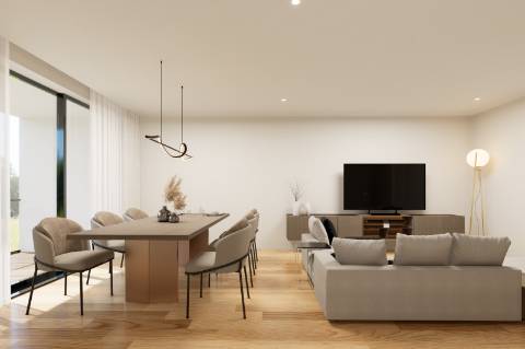 Apartamento T3 com varanda e garagem