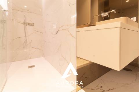 Apartamento T2 último piso - Vista mar - Varanda Sul - 3 Lugares de garagem + Arrumos