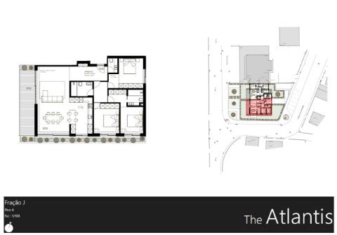 Apartamento T3 - Terraço + varanda + 2 lugar de garagem + arrumos