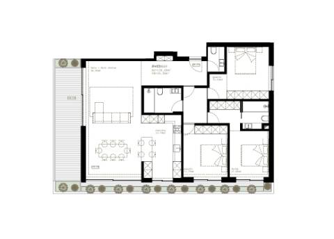 Apartamento T3 - Terraço + varandas + 2 lugar de garagem + arrumos