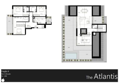 Apartamento T3 - Terraço + varanda + 2 lugar de garagem + arrumos