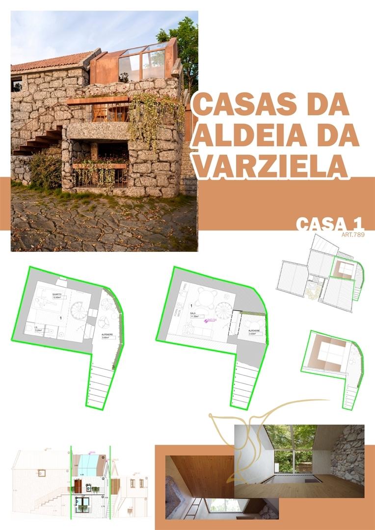 Oportunidade Única Investimento Turismo Rural, Moradia com Projeto| Varziela,