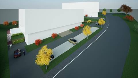 Dois  Lotes de Terreno com Projeto Aprovado e Vista Mar em Santa Maria da Feira