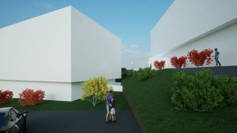 Dois  Lotes de Terreno com Projeto Aprovado e Vista Mar em Santa Maria da Feira