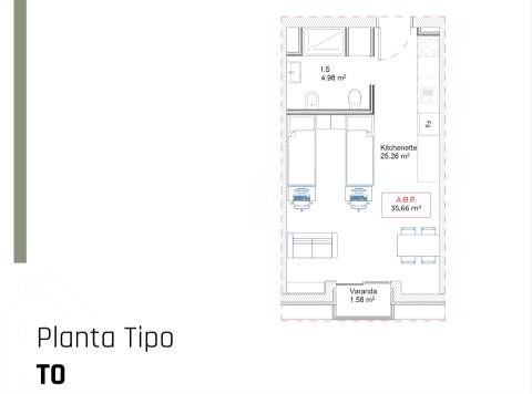 Apartamento T1+1 Venda em Paranhos,Porto