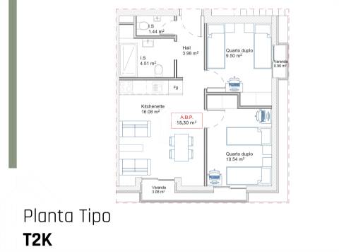 Apartamento T1+1 Venda em Paranhos,Porto