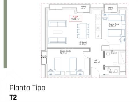 Apartamento T1+1 Venda em Paranhos,Porto