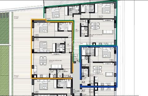 APARTAMENTO T2 NOVO, com varanda e estacionamento. Condomínio Fechado no Coração de Matosinhos