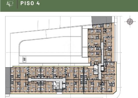 Apartamento T1, Novo, com terraço de 20 m2. Conforto e Elegância no Coração de Matosinhos