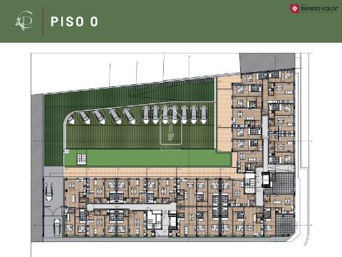 Apartamento T2, NOVO, com varanda e garagem no Coração de Matosinhos