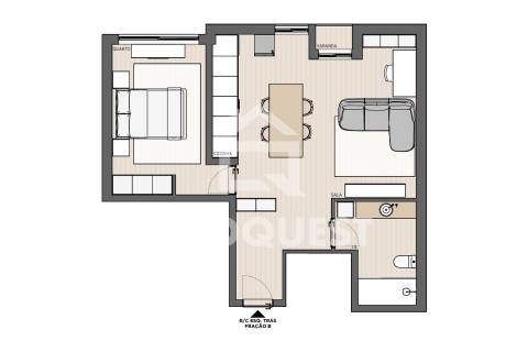 Apartamento T1 Venda em Nogueira, Fraião e Lamaçães,Braga