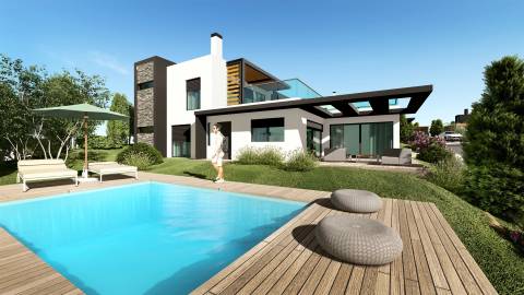 Moradias térreas de 3 quartos a 10 minutos da baía de São Martinho do Porto, na costa de Prata.