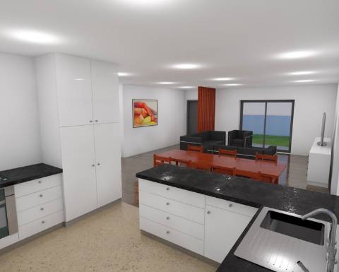 Moradia de dois quartos a construire na costa de prata