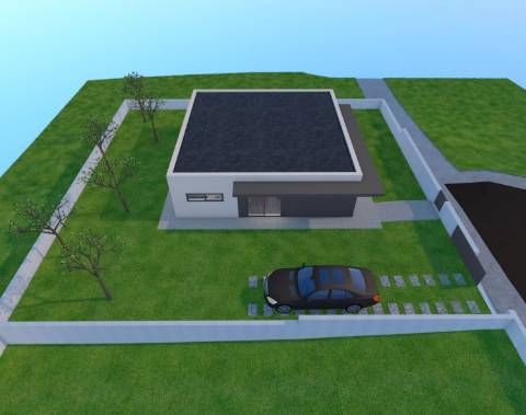 Moradia de dois quartos a construire na costa de prata