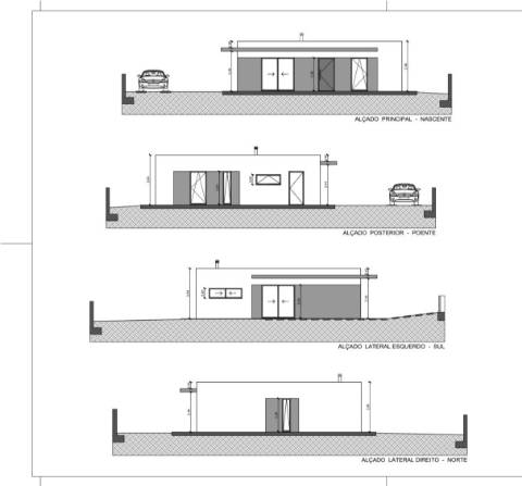 Moradia de dois quartos a construire na costa de prata