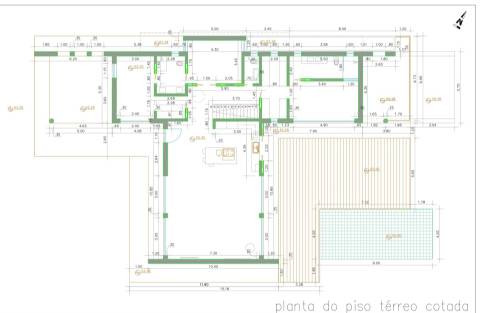 Moradia de autor, no campo junto ao Mar da costa oeste