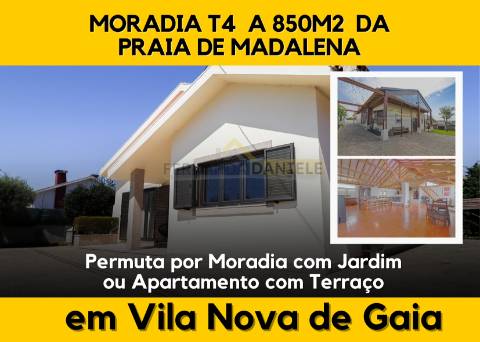 Moradia T4 a 850 metros da Praia da Madalena, em Vila Nova de Gaia!