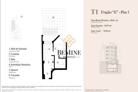 Colombo Residences / Apartamento T1 / Funchal - Ilha da Madeira