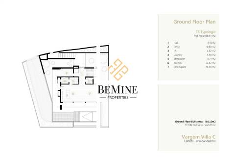 Villa  T3+1 / Moradia de Luxo / Vargem, Calheta - Ilha da Madeira