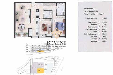 Caniço Prime / Apartamento T2 / Caniço, Santa Cruz