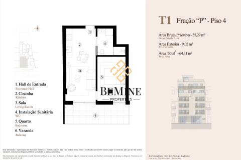 Colombo Residences / Apartamento T1 / Funchal - Ilha da Madeira