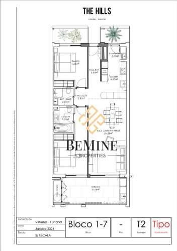 The Hills / Apartamento T2 / Funchal - Ilha da Madeira
