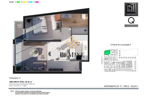 Edifício The Special 1 / Apartamento T1 / Ribeira Brava  - Ilha da Madeira