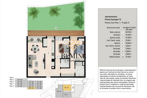 Caniço Prime / Apartamento T2 / Caniço, Santa Cruz