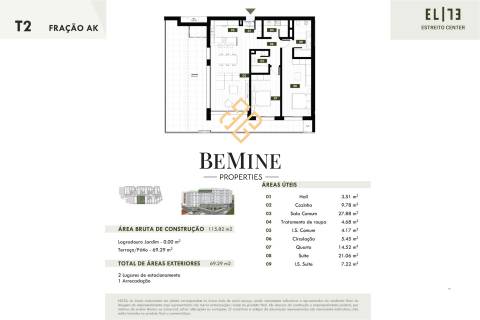 Elite Estreito Center  / Apartamento T2 / Câmara de Lobos - Ilha da Madeira