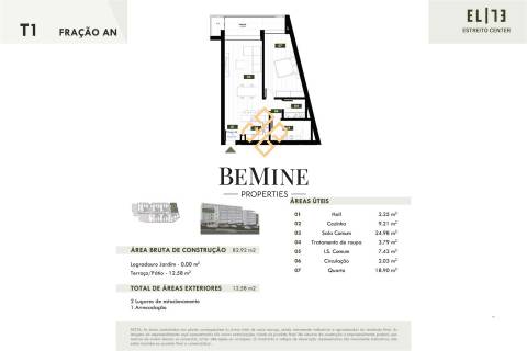 Elite Estreito Center  / Apartamento T1 / Câmara de Lobos - Ilha da Madeira