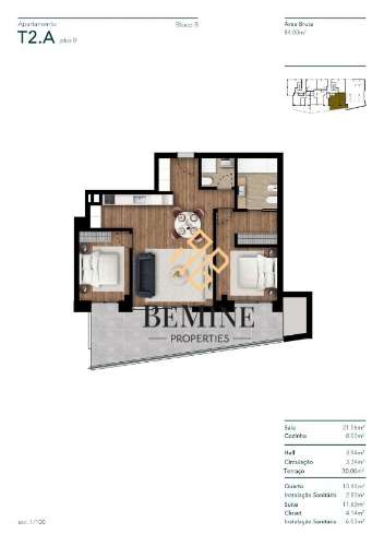 Edifício Hinton / Apartamento T2 / Funchal - Ilha da Madeira