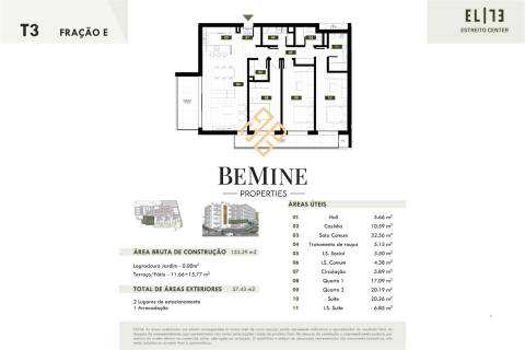 Elite Estreito Center  / Apartamento T3 / Câmara de Lobos - Ilha da Madeira