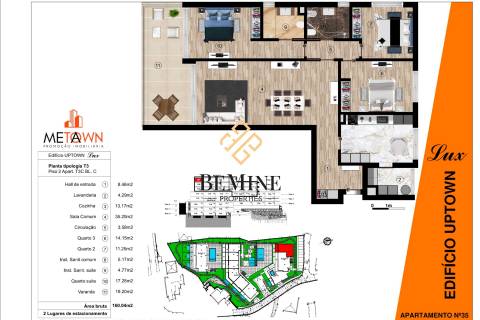 Edifício Uptown Lux / Apartamento T3 / Funchal  - Ilha da Madeira