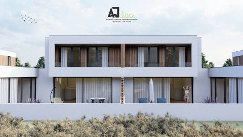 Moradia T3 de arquitetura moderna com piscina em Turiz, Nova Construção!