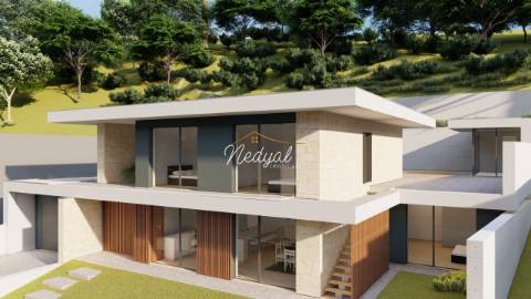 Moradia contemporânea isolada com piscina e vistas desafogadas em Vila Verde