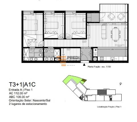 Apartamento T3+1 Venda em Ermesinde,Valongo