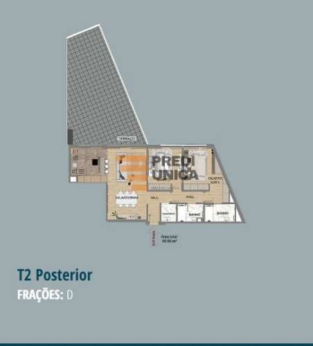 T2 LUXO Terraço e jardim privado