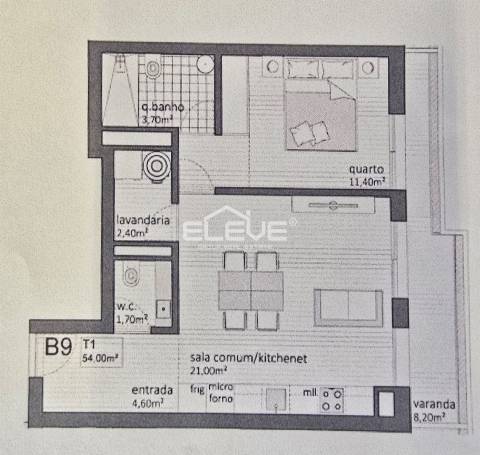 Apartamento T1 Venda em Matosinhos e Leça da Palmeira,Matosinhos